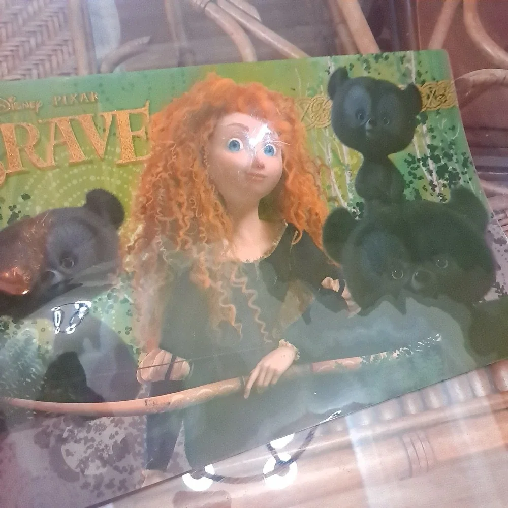 Disney Princess Placemats set 7 Ariel Cinderella Frozen‎ Brave Merida Tinkerbell